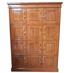 Lemari Loker Kayu 12 Pintu