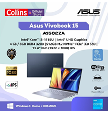 ASUS Vivobook 14 A1400EA i3-1115G4 512GB 14 FHD Intel RAM 4GB SSD 512GB