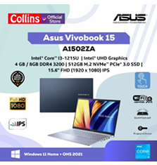 ASUS Vivobook 15 RAM 8GB SSD 512GB