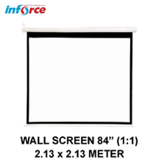 Layar Dinding 84 inch 1:1