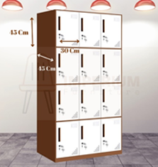 Lemari Besi 12 Pintu