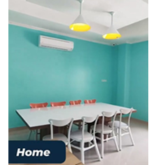 Meja Meeting & Kursi (Ruang Home)